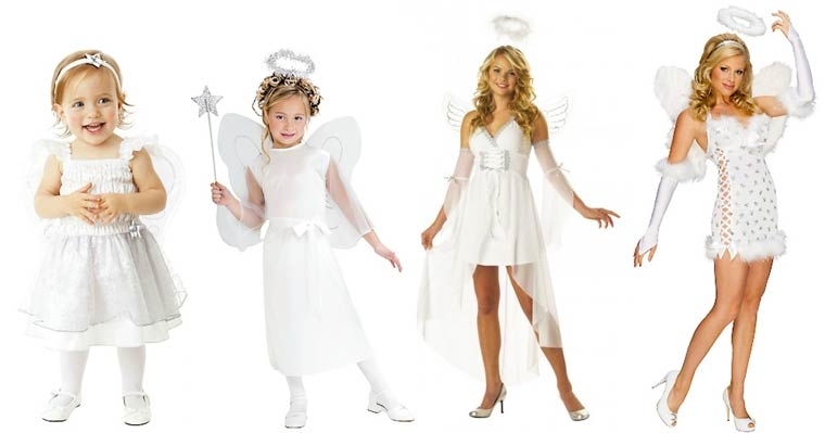 Evolución de los disfraces de ángeles