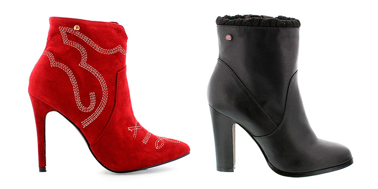 Botines Mustang de tacón alto | Lovely Moda