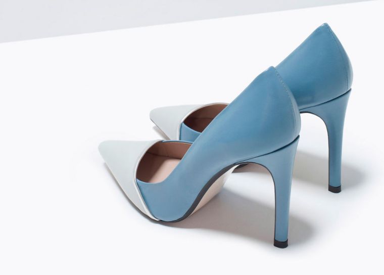 ZAPATO TACÓN SALÓN PIEL - Beige | ZARA España