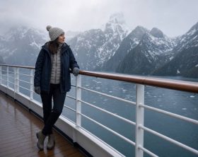 Looks para un crucero por los fiordos de Chile: outfits por capas, abrigos ligeros y accesorios clave